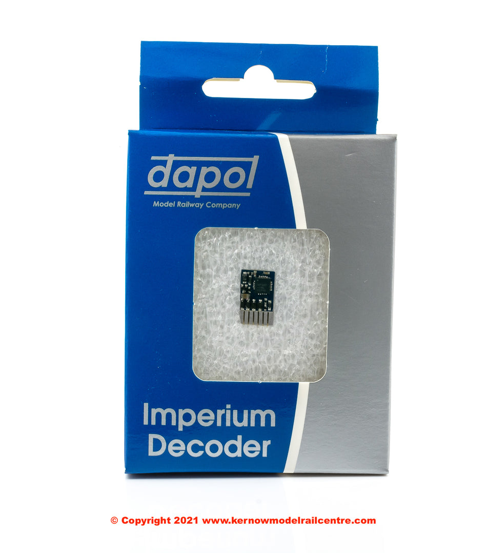 Imperium5 Dapol Imperium Micro 6 Pin DCC Decoder with 2 function