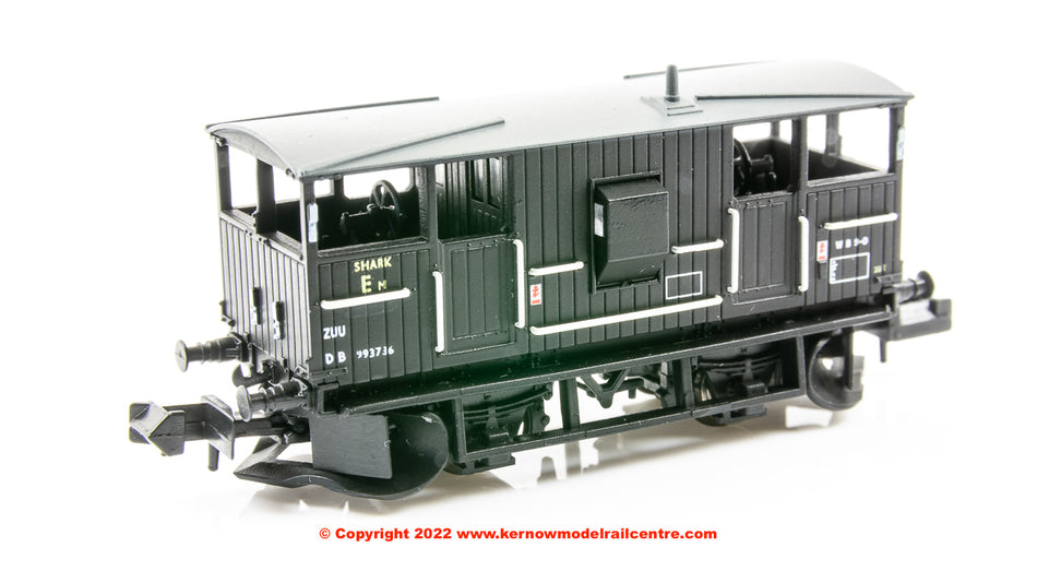 E87541 EFE Rail BR 20T Shark Ballast Plough Brake Van Black