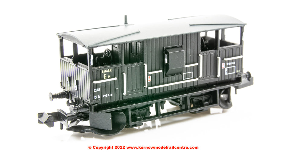 E87541 EFE Rail BR 20T Shark Ballast Plough Brake Van Black