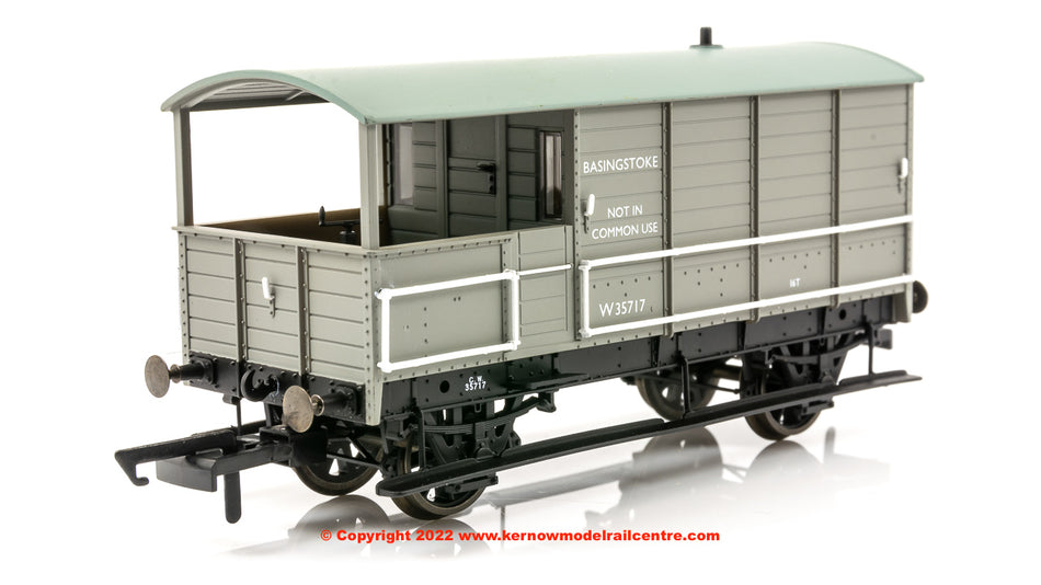 OR76TOB003 Oxford Rail GWR 4 Wheel Toad Brake Van 35717