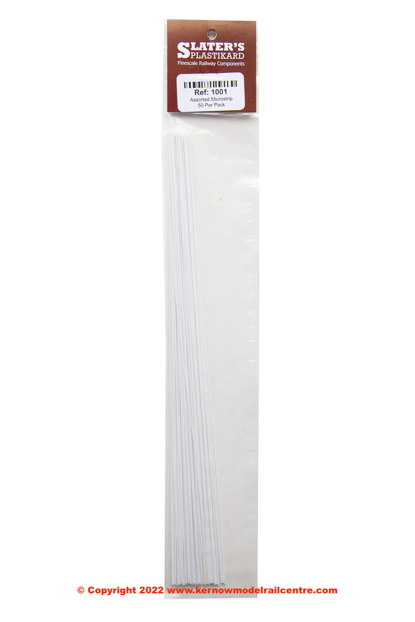 1001 Slaters Plastikard Microstrip Assorted
