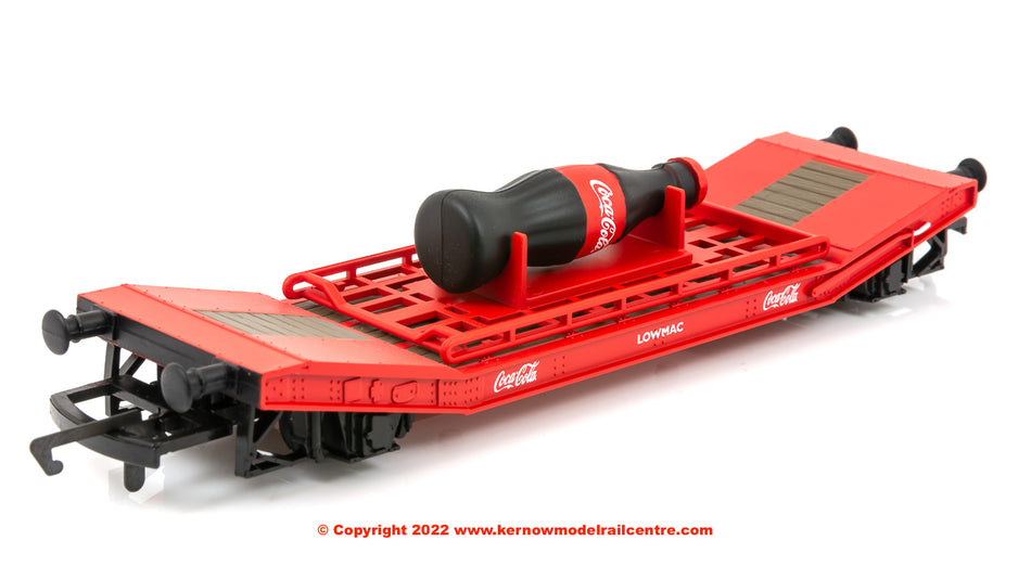 R60170 Hornby Lowmac with Coca-Cola Bottle