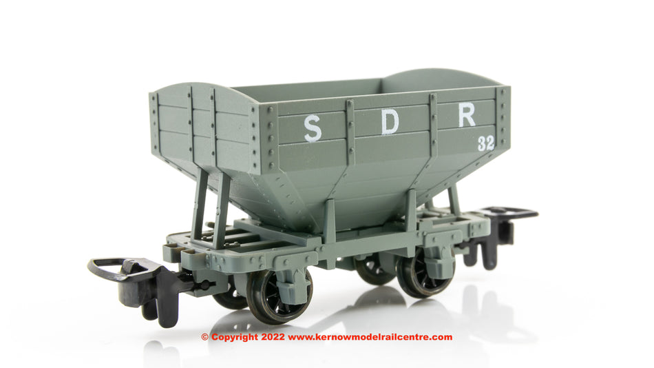 GR340A Peco Snailbeach District Hopper Wagon number 32 SDR Grey