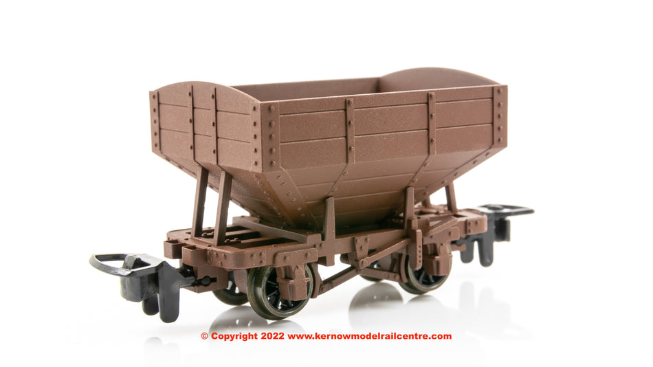 GR340UB Peco Snailbeach District Hopper Wagon Plain Brown