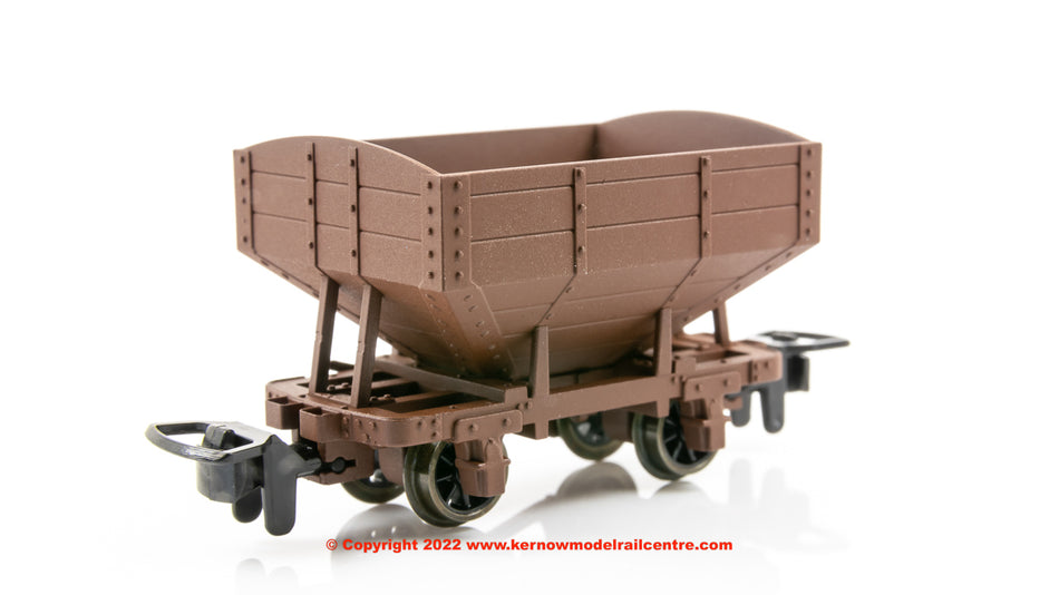 GR340UB Peco Snailbeach District Hopper Wagon Plain Brown