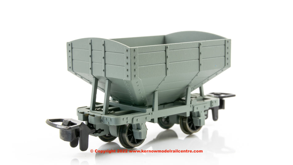 GR340UG Peco Snailbeach District Hopper Wagon Plain Grey