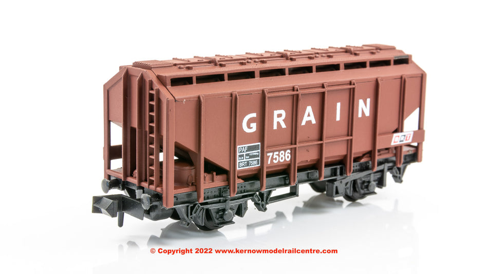 NRP66 Peco Grain Wagon PAF number 7586 in Brown livery