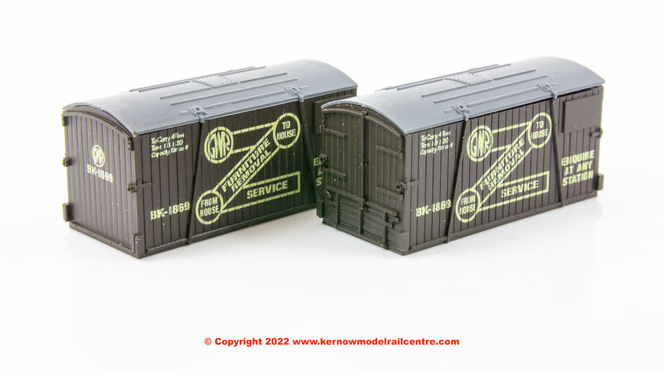 NR213 Peco Containers GWR Furniture removals (pack of 2)