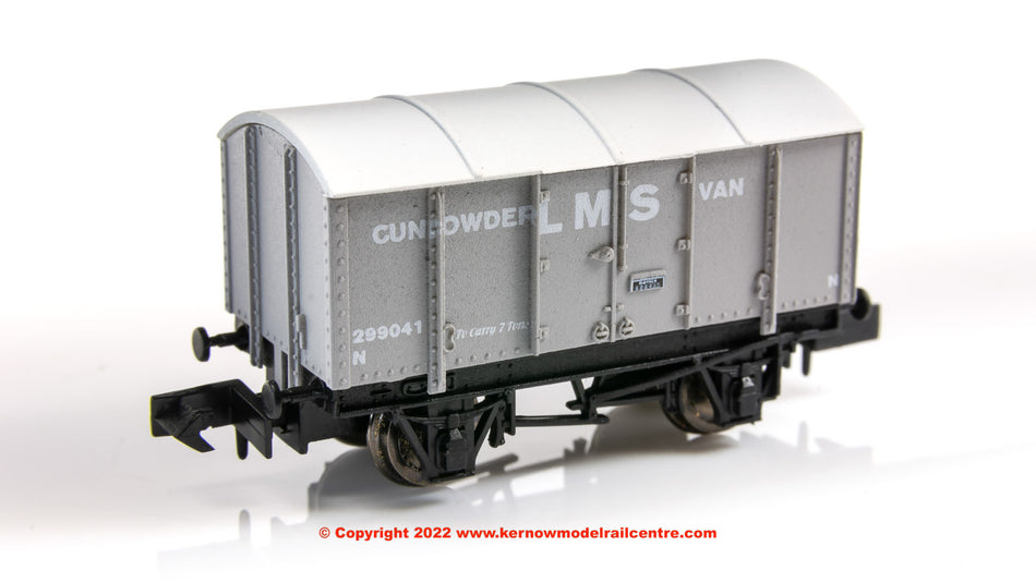2F-013-075 Dapol Gunpowder Van number 299041 in LMS Livery.
