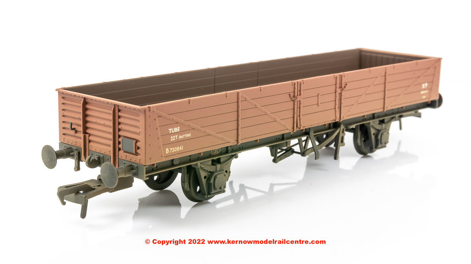 38-752A Bachmann BR 22T Tube Wagon BR Bauxite (Late) - Weathered