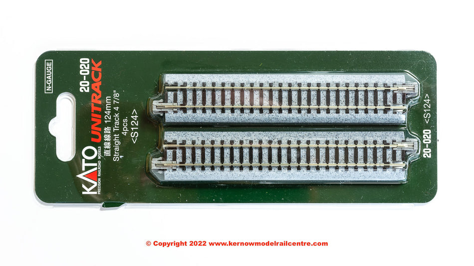 20-020 Kato Ground Level 124mm Straight Track