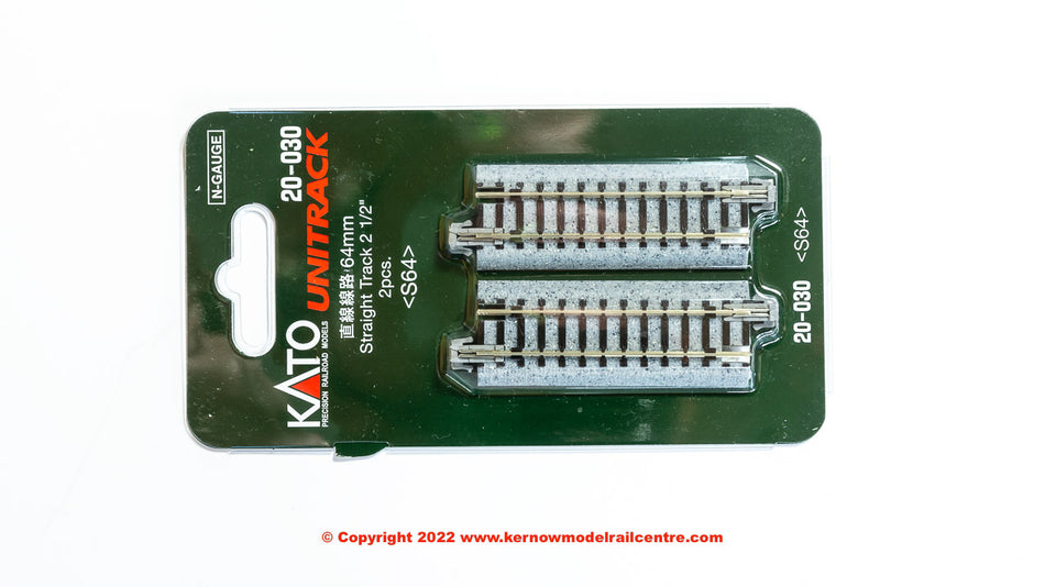 20-030 Kato Ground Level 64mm Straight Track