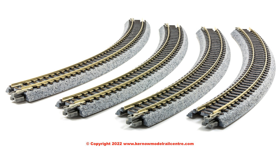 20-110 Kato Ground Level Radius 282mm Curved Track 45 Deg