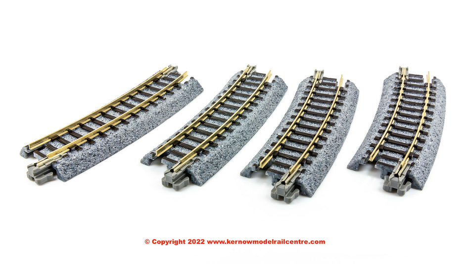 20-111 Kato Ground Level Radius 282mm Curved Track 15 Deg