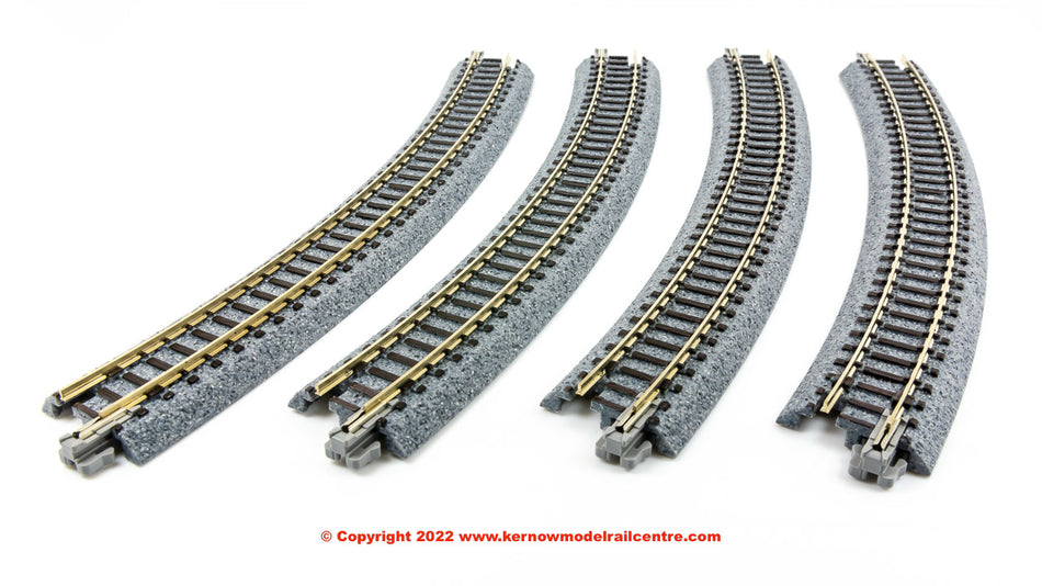 20-130 Kato Ground Level Radius 348mm Curved Track 30 Deg