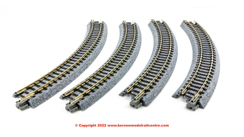 20-170 Kato Ground Level Radius 216mm Curved Track 45 Deg