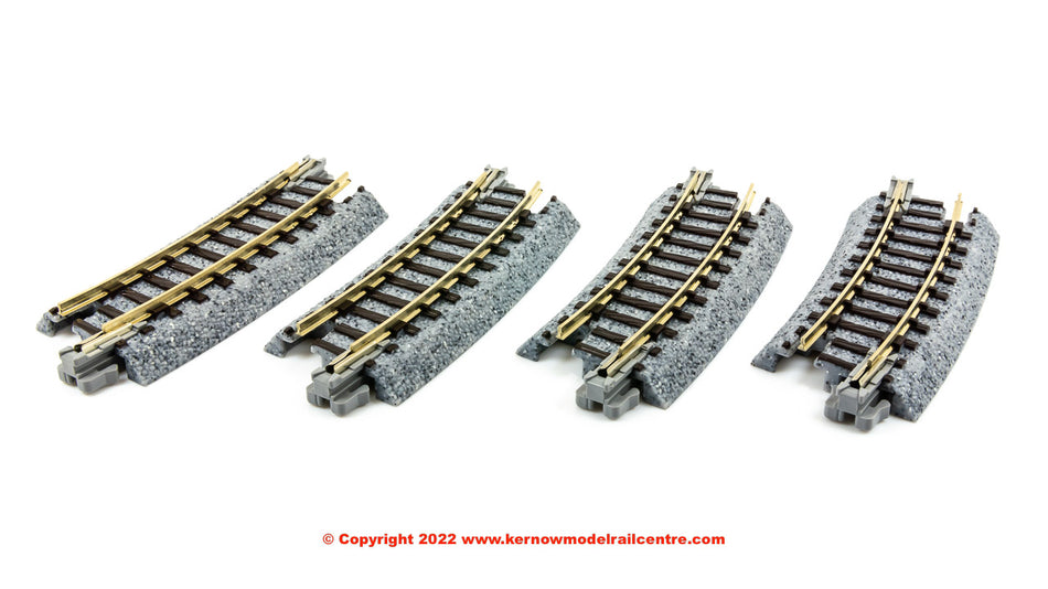 20-171 Kato Ground Level Radius 216mm Curved Track 15 Deg