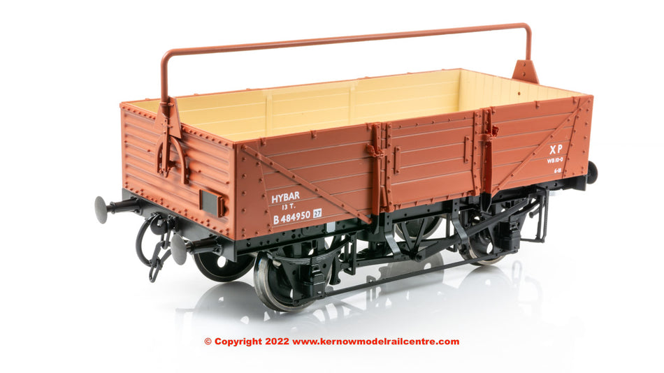 7F-053-013 Dapol 5 Plank Wagon No. B484950 High Bar BR Bauxite