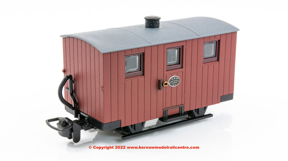 GR570A Peco Ffestiniog Quarryman Coach - Red