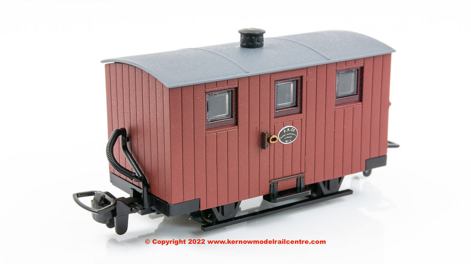 GR570A Peco Ffestiniog Quarryman Coach - Red