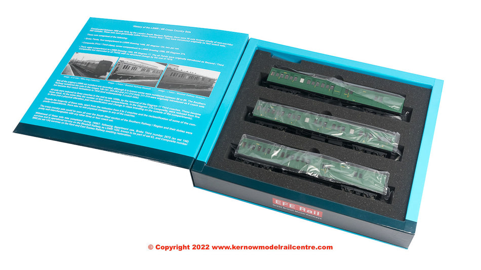E86013 EFE Rail LSWR Cross Country Set 253 SR Malachite
