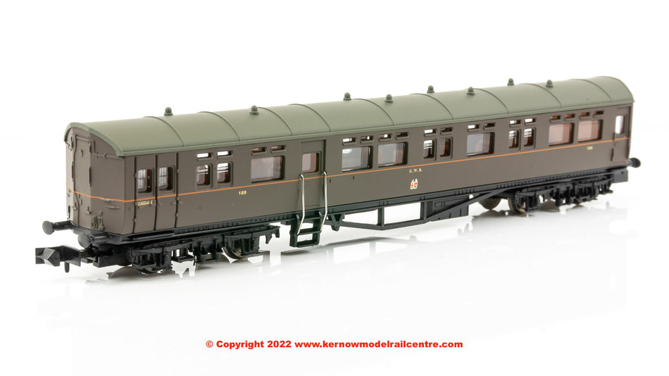 2P-004-016 Dapol Autocoach number 189 in GWR Brown livery