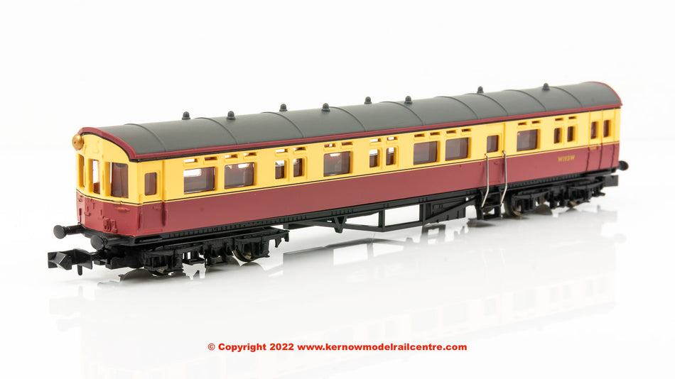 2P-004-018 Dapol Autocoach number W193W in BR Crimson and Cream