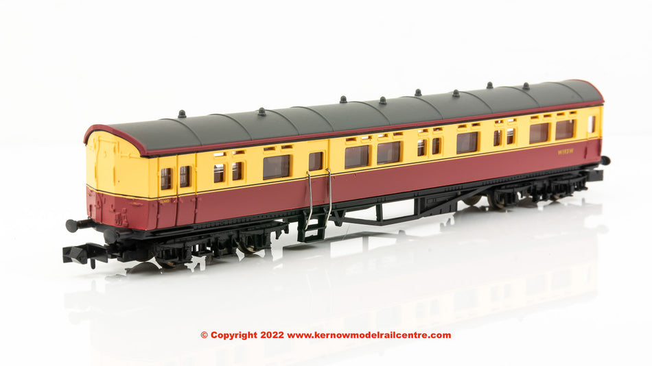2P-004-018 Dapol Autocoach number W193W in BR Crimson and Cream