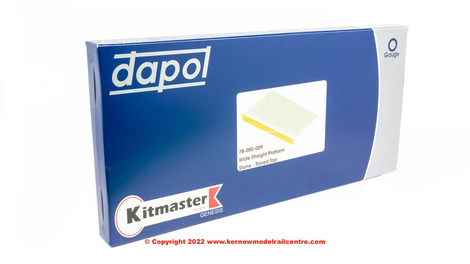 7B-000-009 Dapol Wide Straight Stone Facing Paved Top