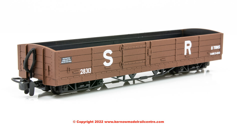 GR231 Peco L&B 8 Ton Bogie Open Wagon number 28313 in SR Brown