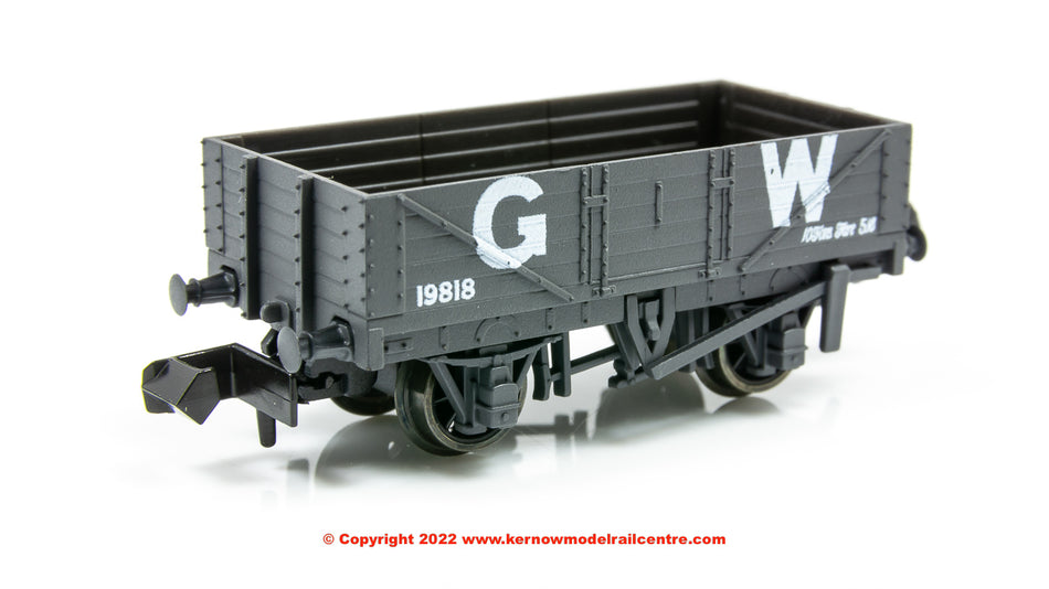 NR5000W Peco 9ft 5 Plank Open Wagon number 1918 in GWR Grey