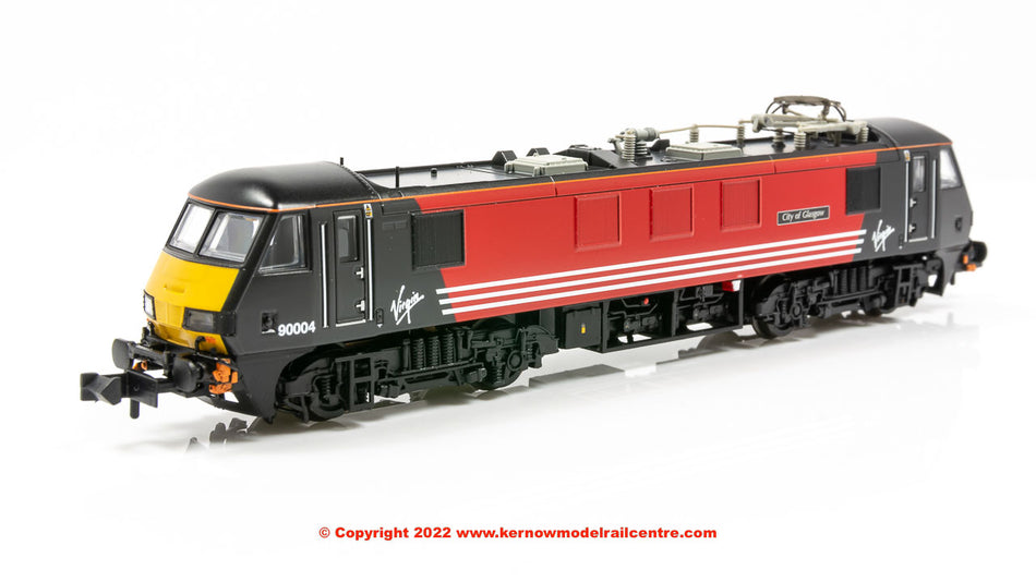 371-783SF Graham Farish Class 90 90004 City of Glasgow Virgin