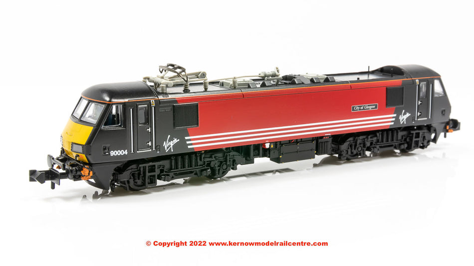 371-783SF Graham Farish Class 90 90004 City of Glasgow Virgin