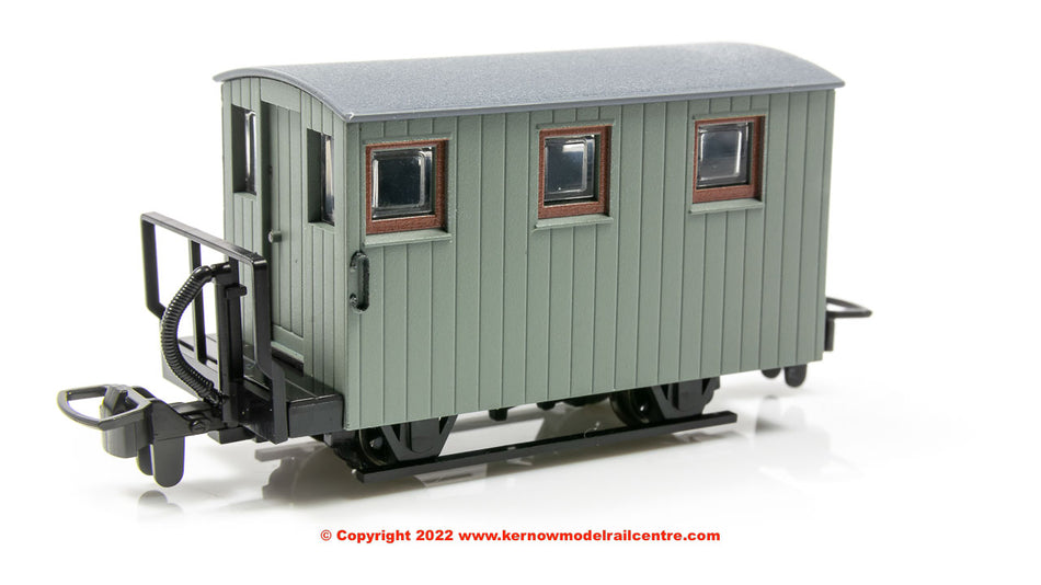 GR590UY Peco Ffestiniog Quarryman Coach 1 Balcony - Grey