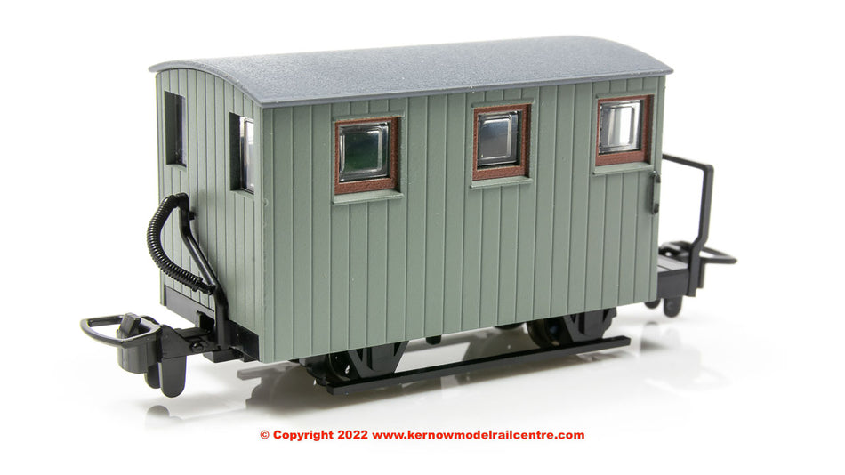 GR590UY Peco Ffestiniog Quarryman Coach 1 Balcony - Grey