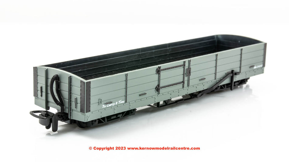 GR230U Peco L&B 8 ton Bogie Open Wagon grey unlettered