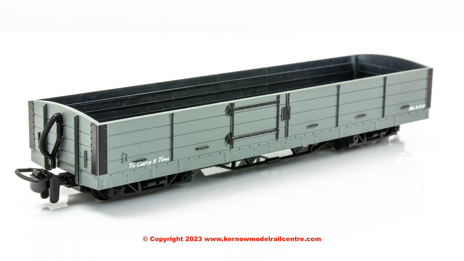 GR230U Peco L&B 8 ton Bogie Open Wagon grey unlettered