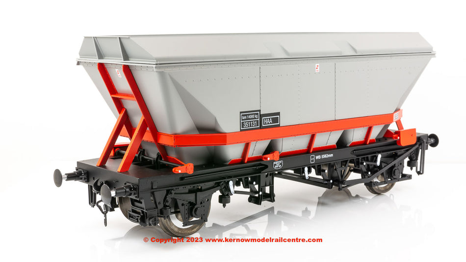 7F-048-100 Dapol MGR HAA Coal Wagon Red Cradle number 351131