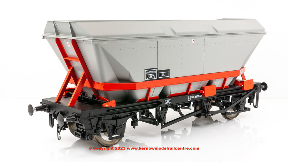 7F-048-101 Dapol MGR HAA Coal Wagon Red Cradle number 351678