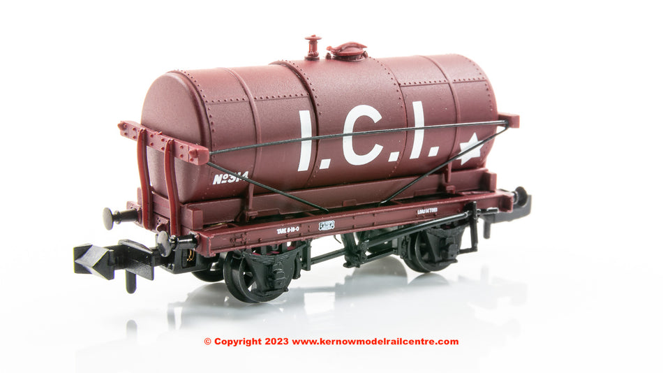 373-682B Graham Farish 14T Tank Wagon 'ICI' Maroon