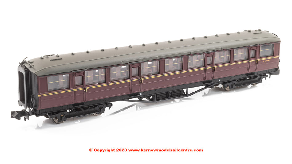 2P-011-077 Dapol Gresley Corridor 2nd Class Coach number E12108E