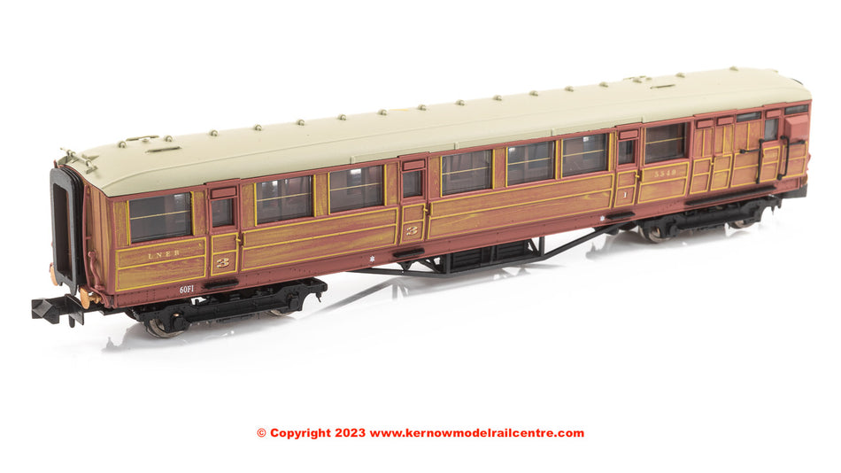 2P-011-211 Dapol Gresley Brake Composite Coach number 5549