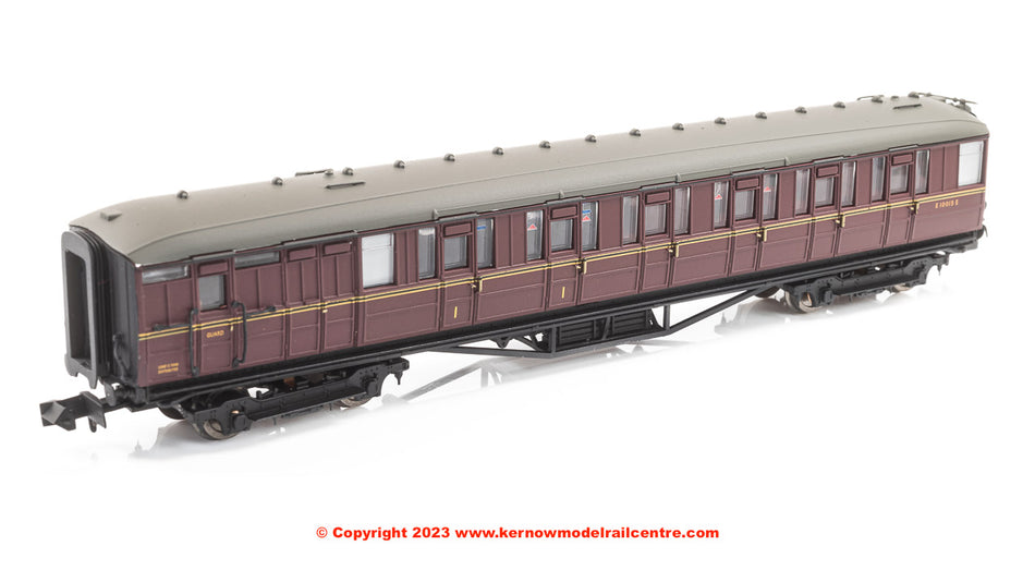 2P-011-275 Dapol Gresley Brake Composite Coach number E10015E