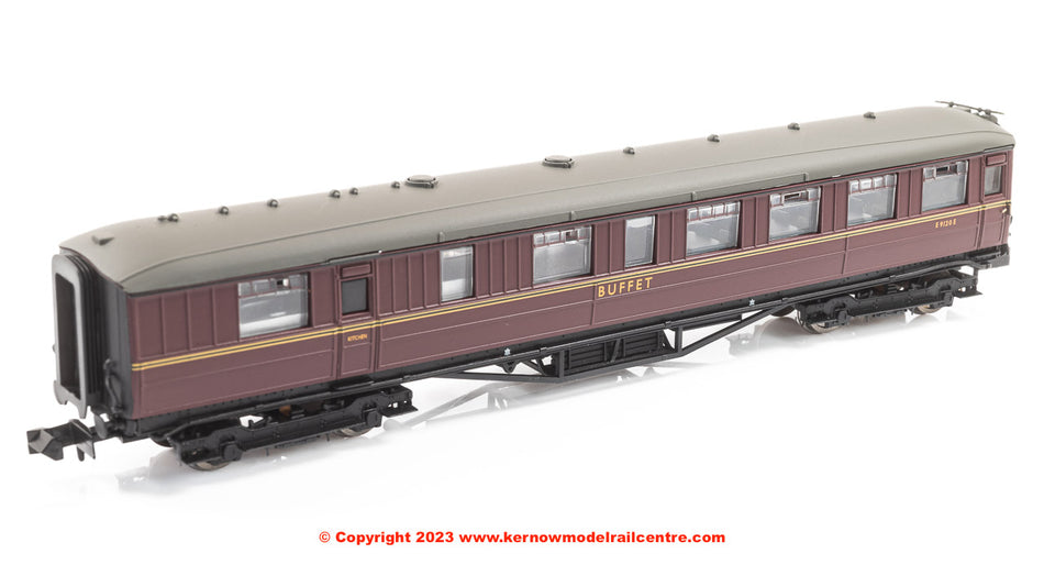 2P-011-373 Dapol Gresley Buffet Coach number E9120E in BR Maroon