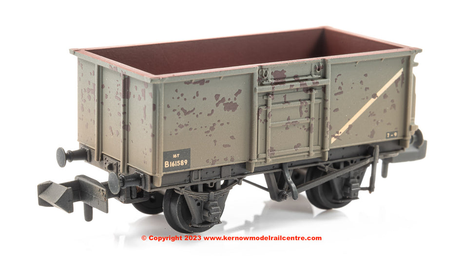 377-227F Graham Farish BR 16T Steel Mineral Wagon BR Grey