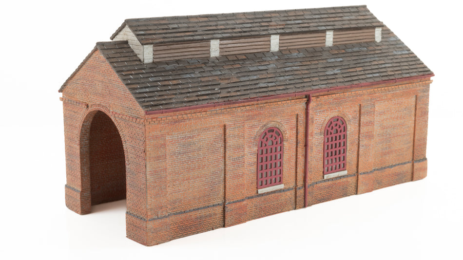 43-007 Bachmann Scenecraft Brick Engine Shed - single