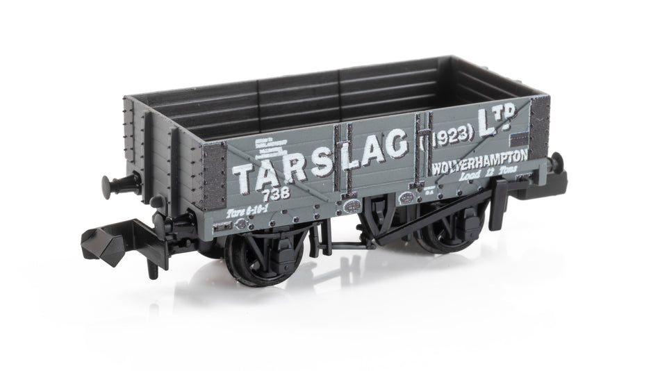 NR5011P Peco 5 Plank Open Wagon - No 738 Tarslag 1923 Ltd