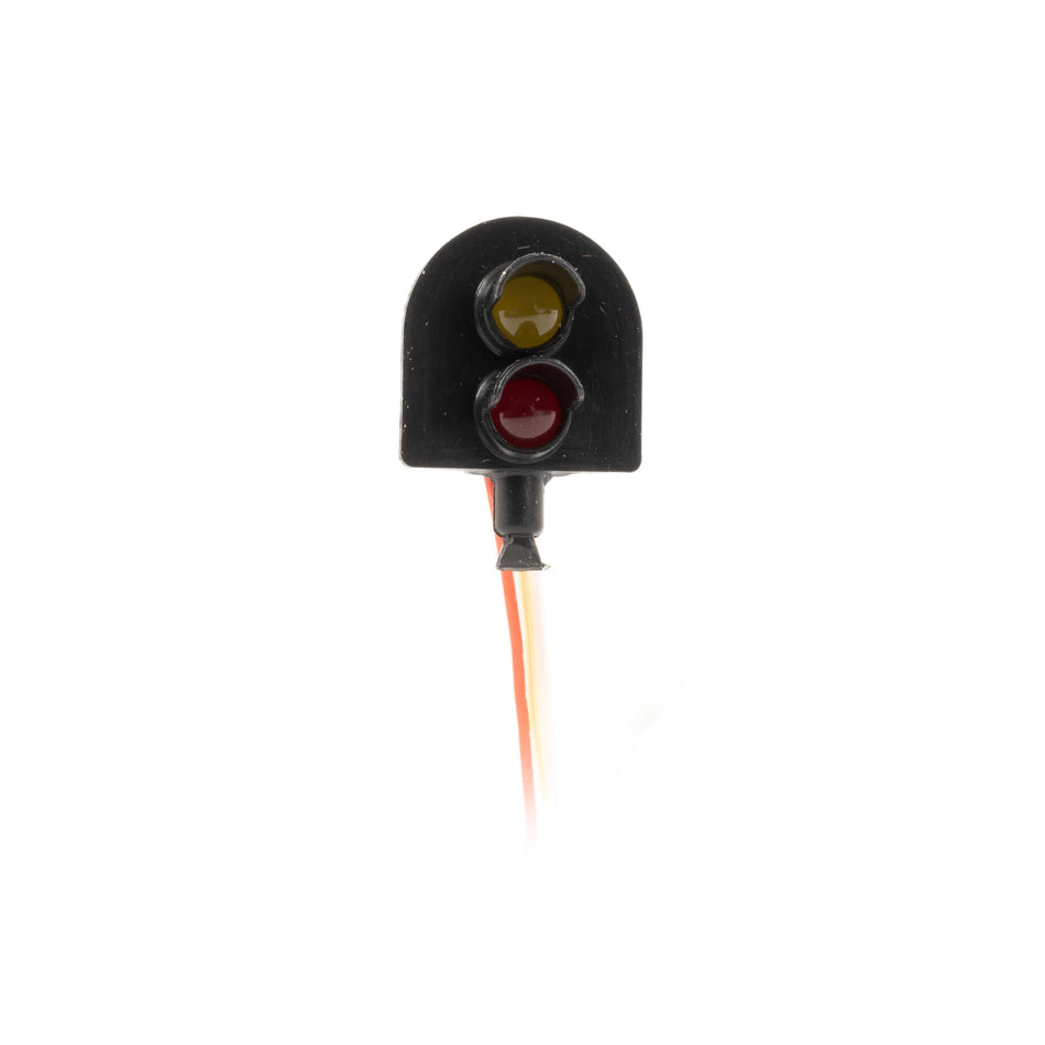 BH02 Eckon 2 aspect round signal head (R/Y) long wires