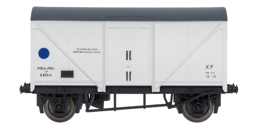2F-019-009 Dapol Blue Spot Fish Van White E87014