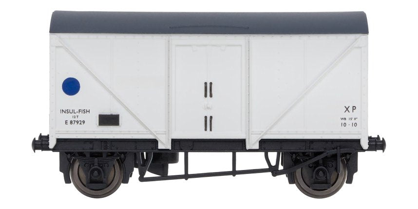 2F-019-010 Dapol Blue Spot Fish Van White E87929